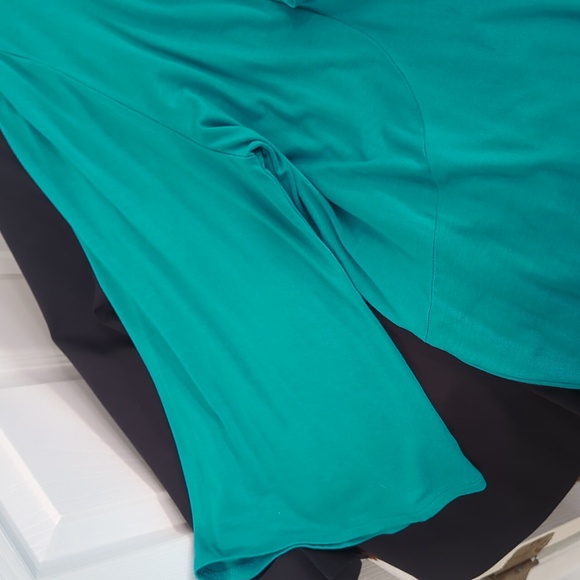 INMAN OPEN FRONT DRAPED 3/4 ANGEL SLEEVE Size XL - Picture 6 of 6